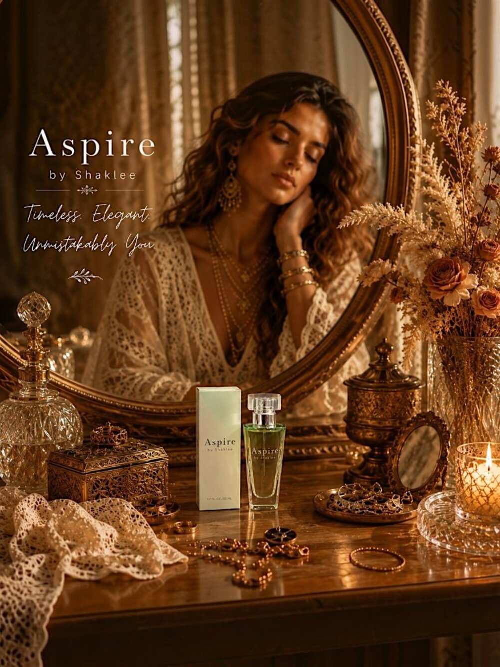 Aspire Shaklee Parfum 1.7 Fl. Oz/50 ML Discontinued Old Stock Scent  (New)